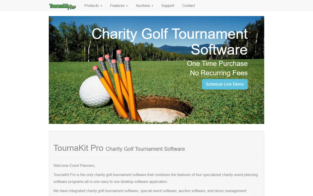 TournaKit Pro homepage