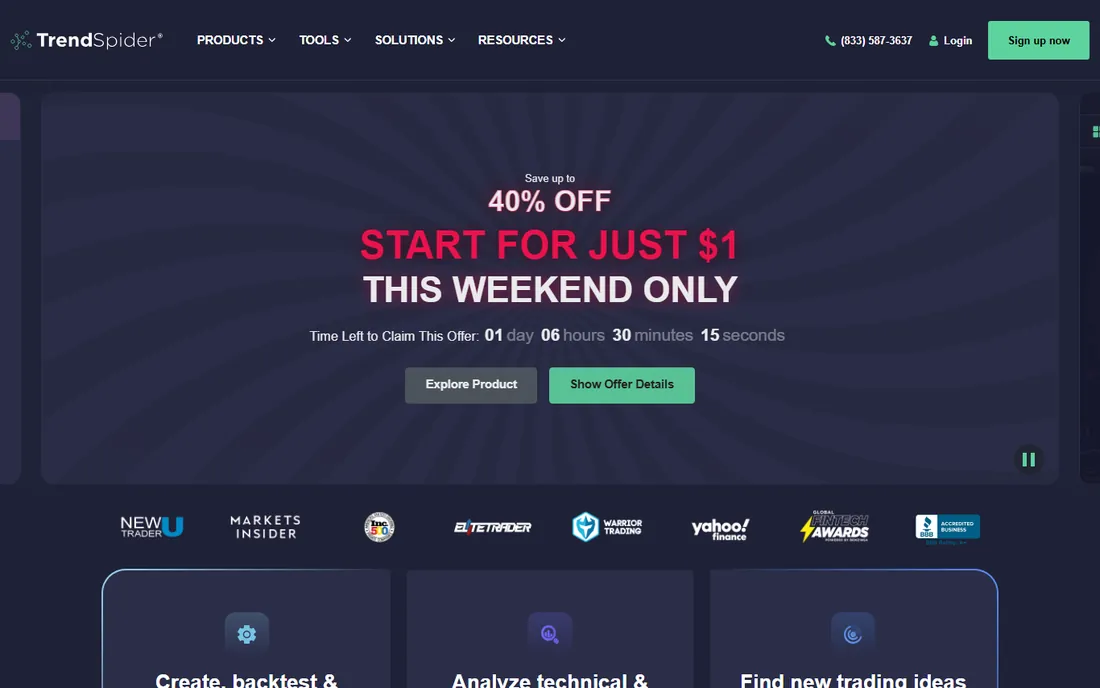 TrendSpider homepage