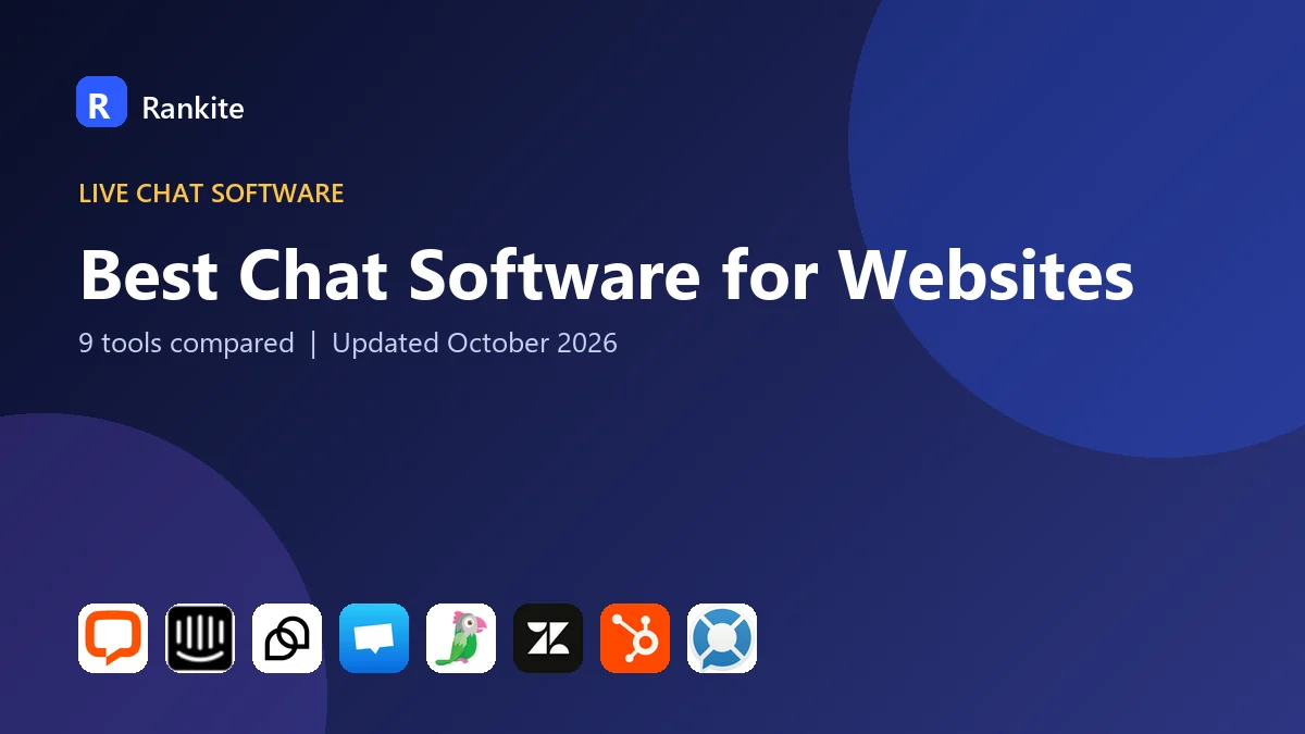 Best Chat Software for Websites in 2026: 9 Tools Compared