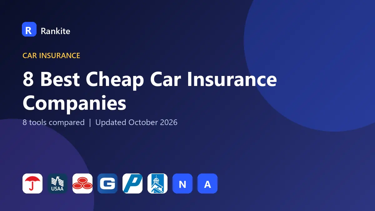 8 Best Cheap Car Insurance Companies in 2026