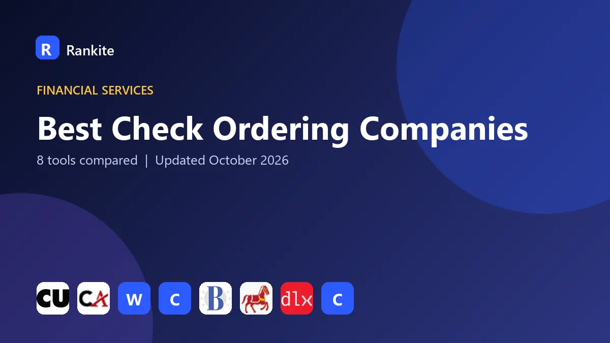 Best Check Ordering Companies in 2026: 8 Companies Compared