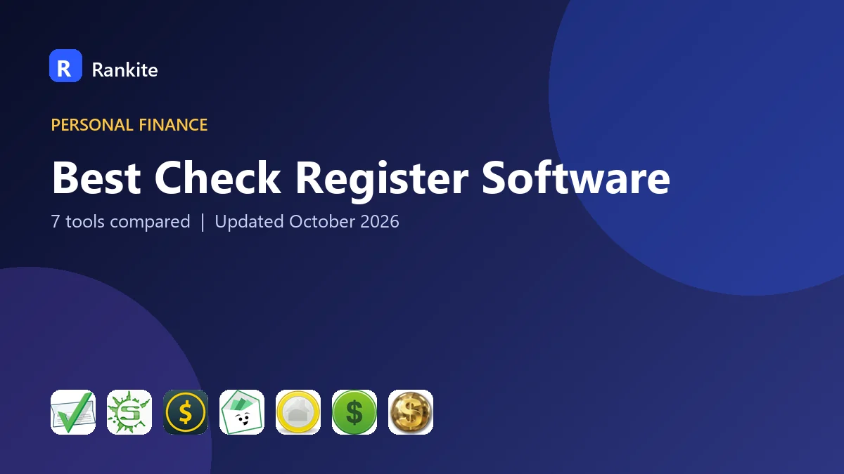 Best Check Register Software: 7 Tools Compared