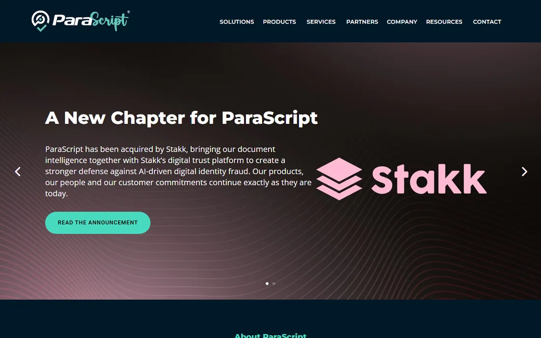 ParaScript homepage