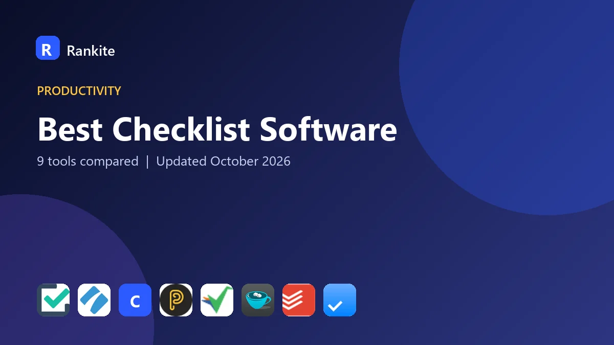 Best Checklist Software in 2026: 9 Tools Compared