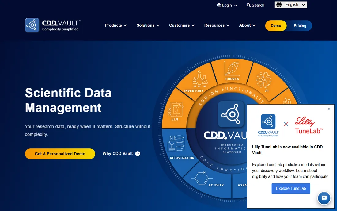 CDD Vault homepage