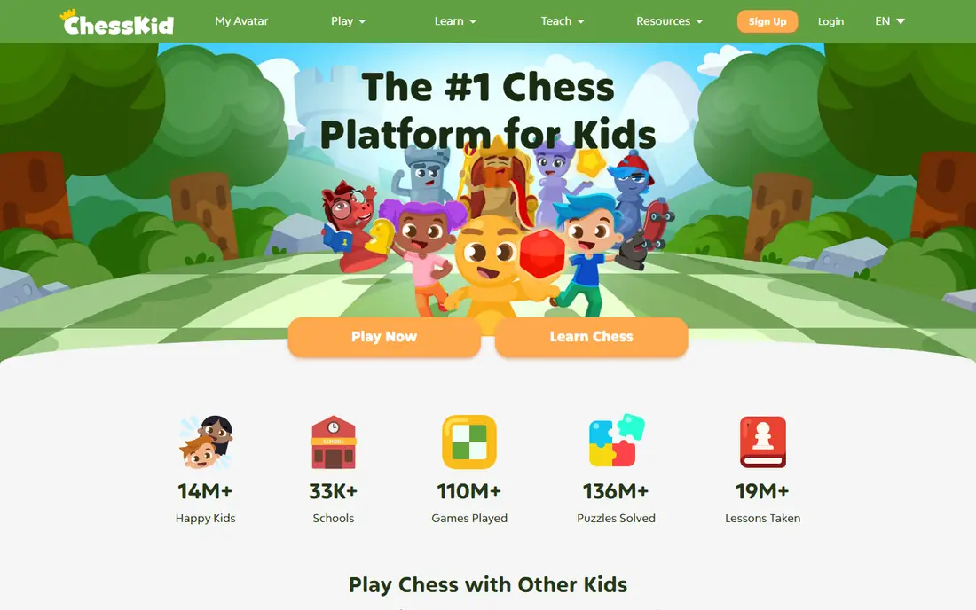 ChessKid homepage