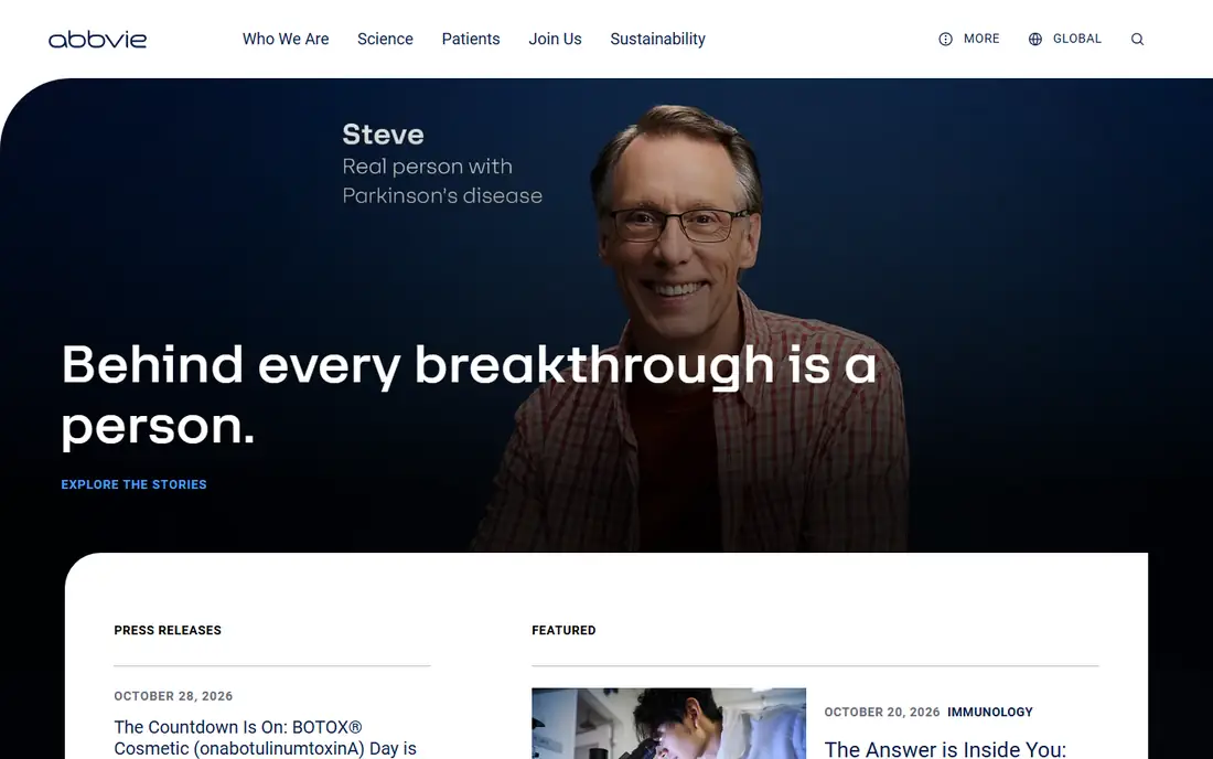 AbbVie homepage