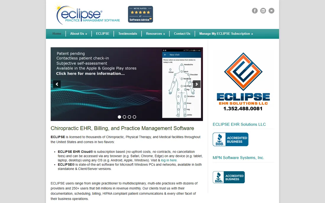 Eclipse homepage