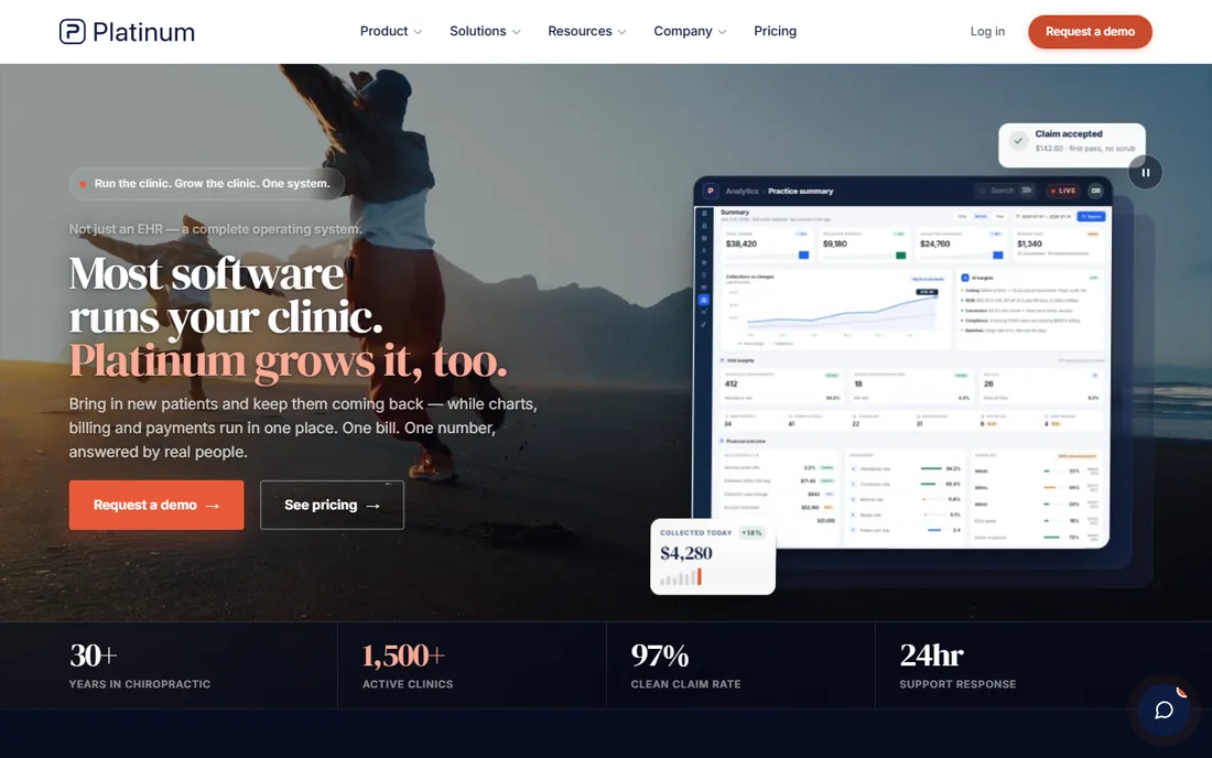 Platinum homepage