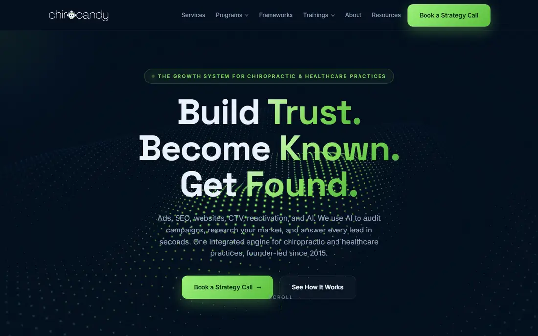 ChiroCandy homepage