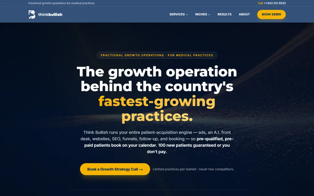 Think Bullish homepage