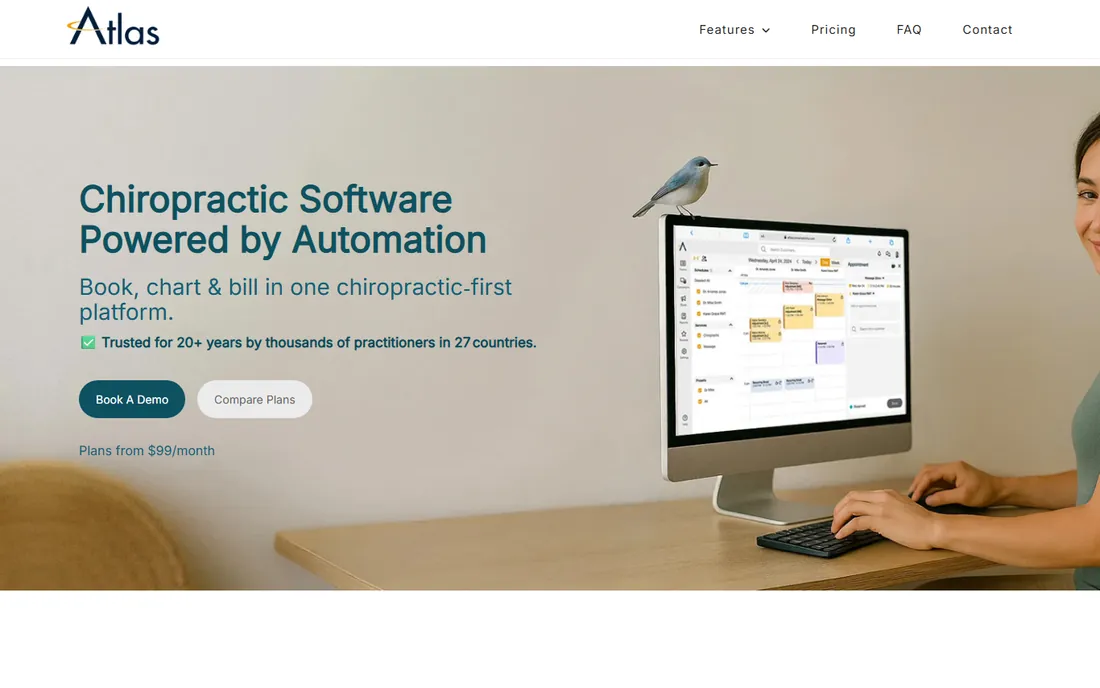 Atlas Chiropractic System homepage