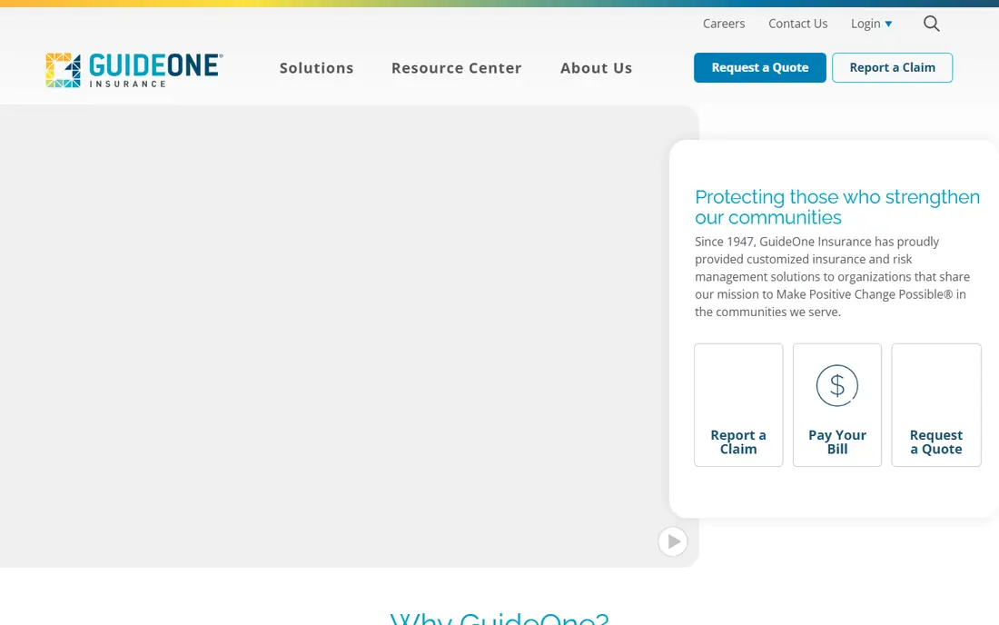 GuideOne homepage