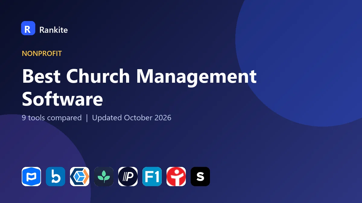 Best Church Management Software in 2026: 9 Tools Compared