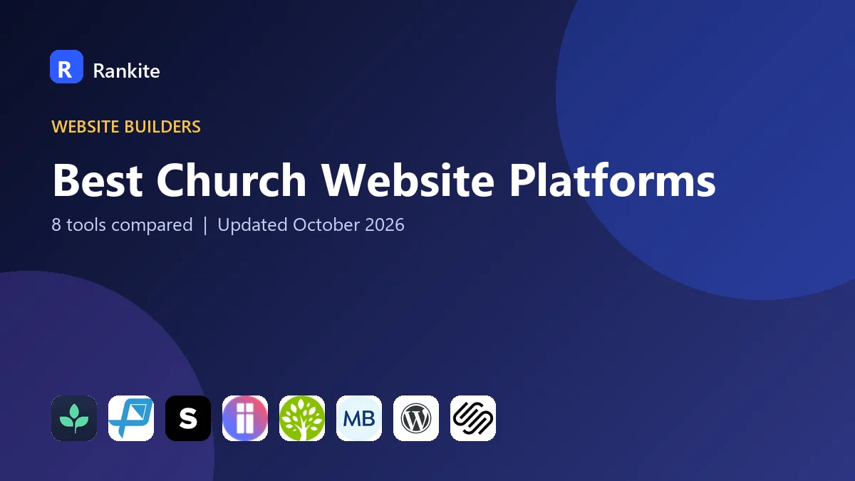 Best Church Website Platforms: 8 Tools Compared