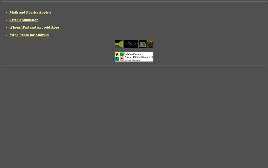 Falstad Circuit Simulator homepage