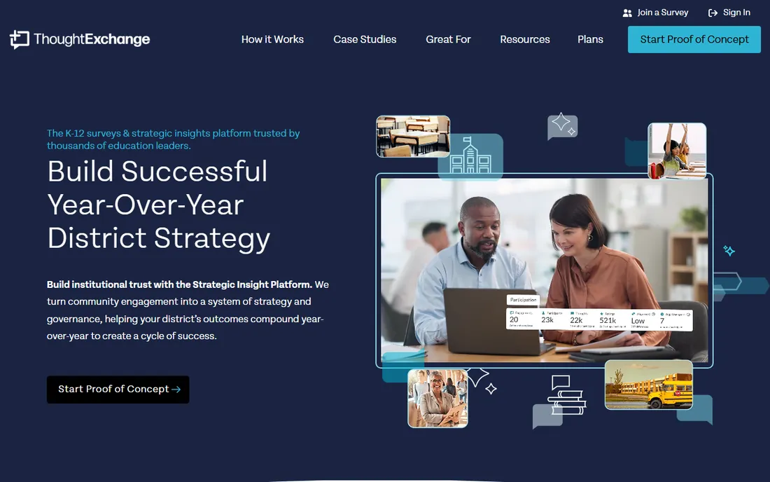 ThoughtExchange homepage