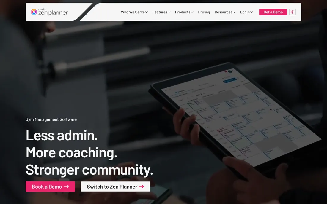 Zen Planner homepage