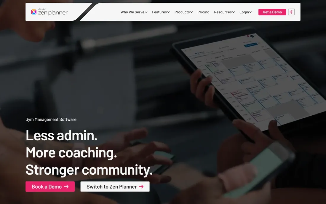 Zen Planner homepage