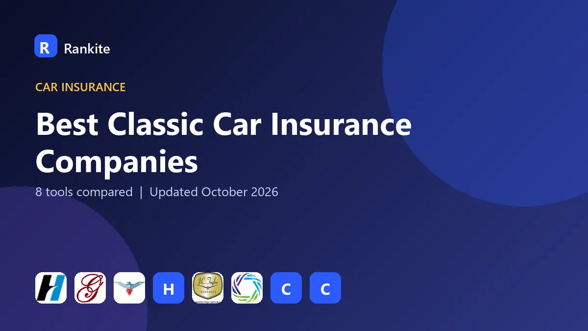 Best Classic Car Insurance Companies in 2026: 8 Tools Compared