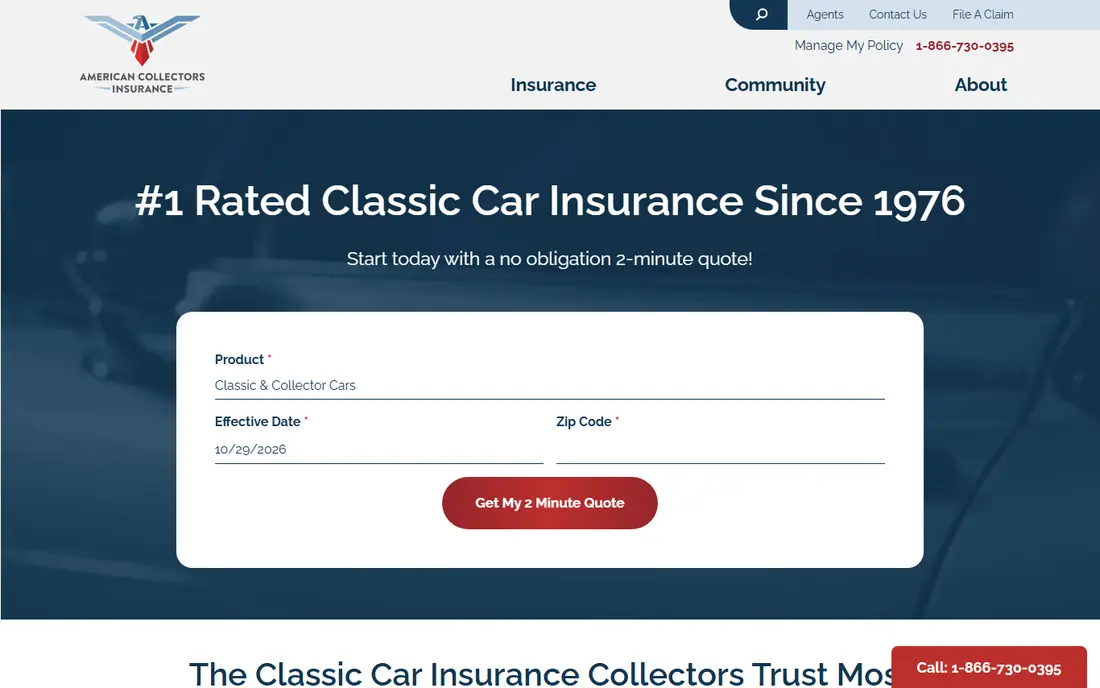 American Collectors homepage