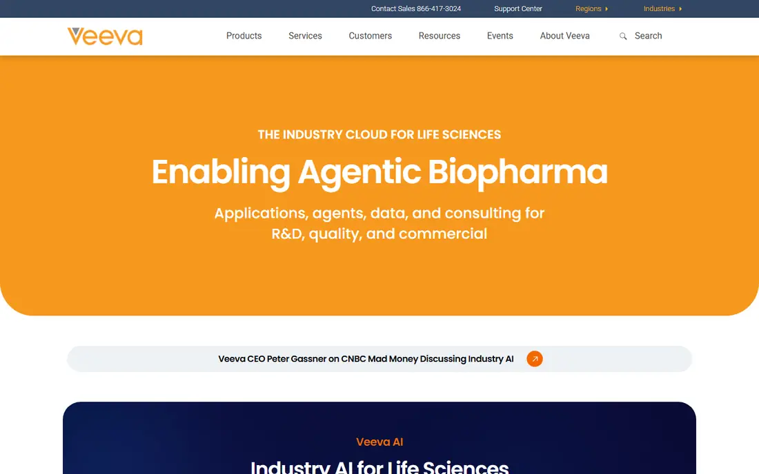 Veeva Vault CTMS homepage