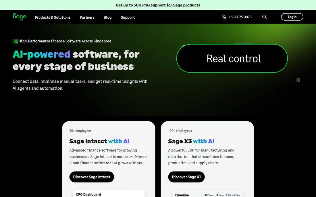 Sage homepage