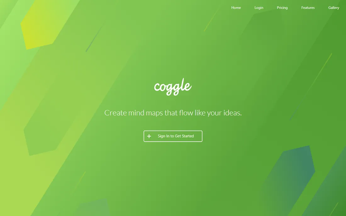 Coggle homepage