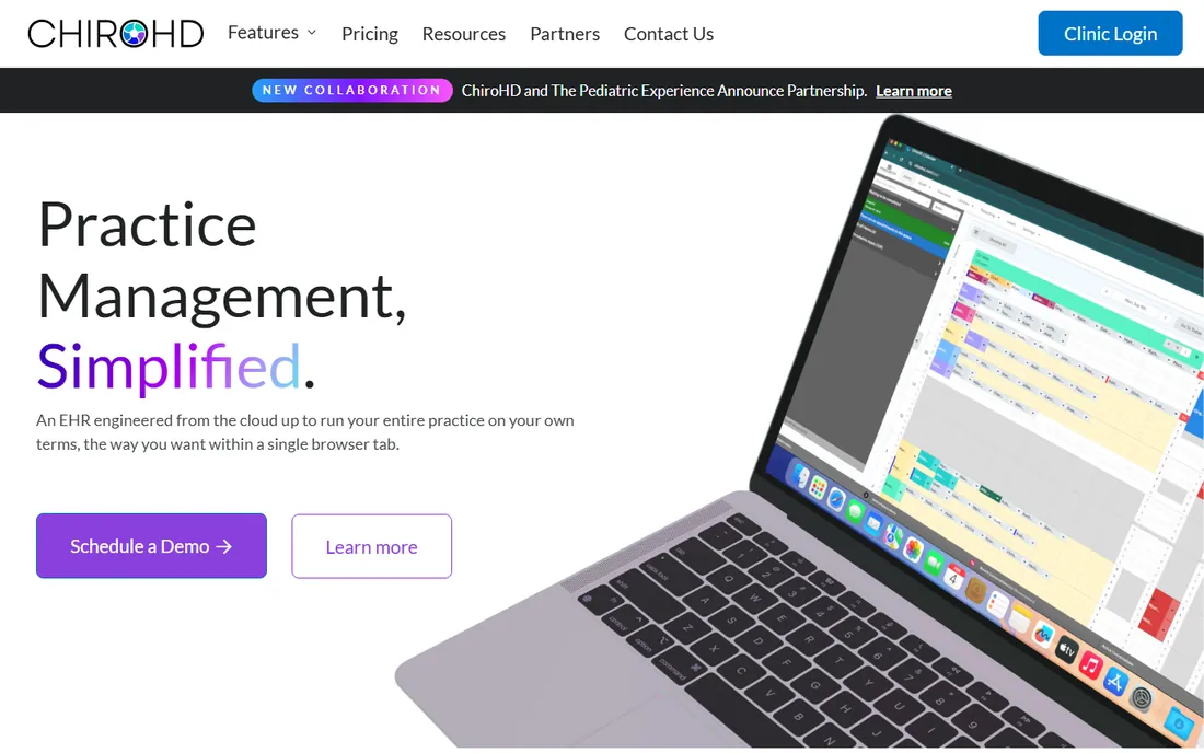 ChiroHD homepage