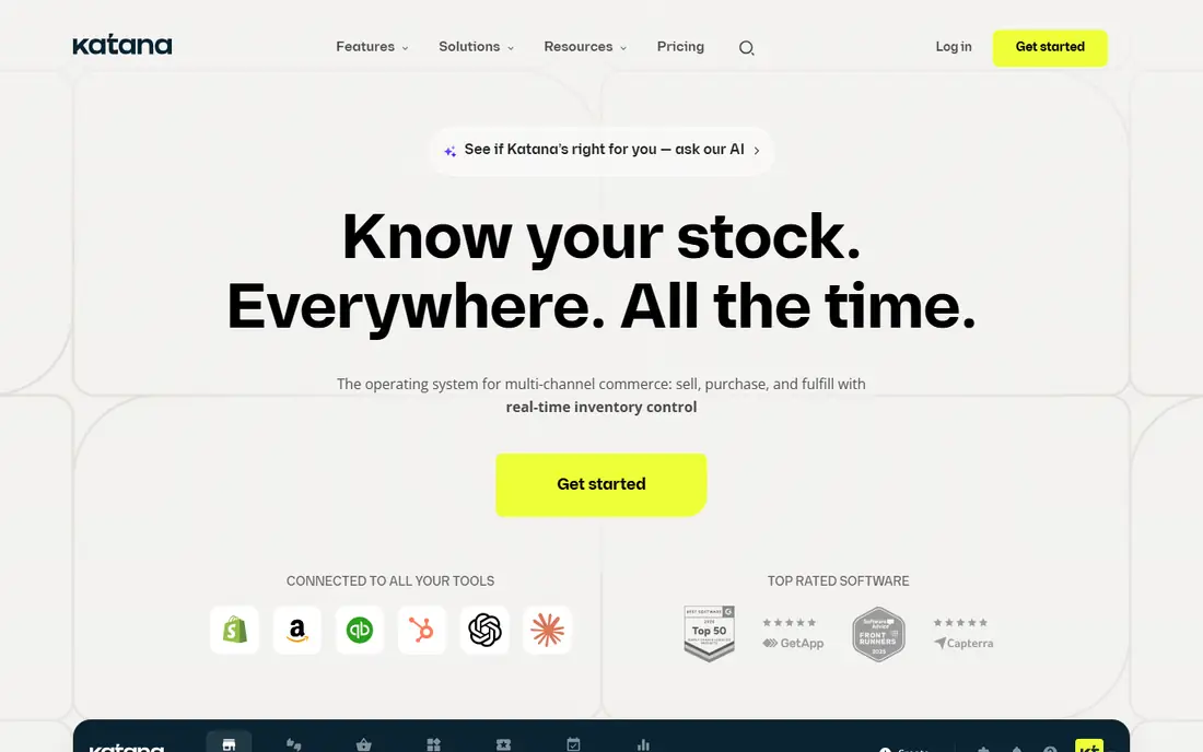 Katana homepage