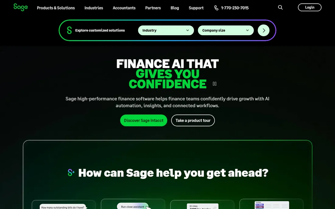 Sage homepage