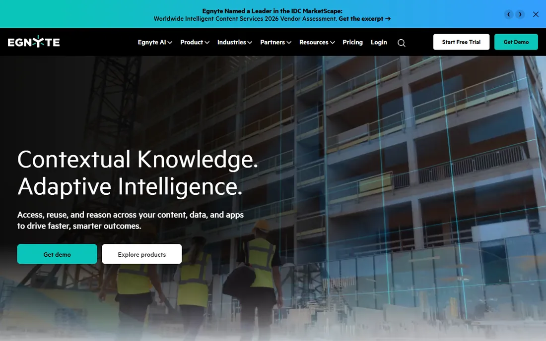 Egnyte homepage