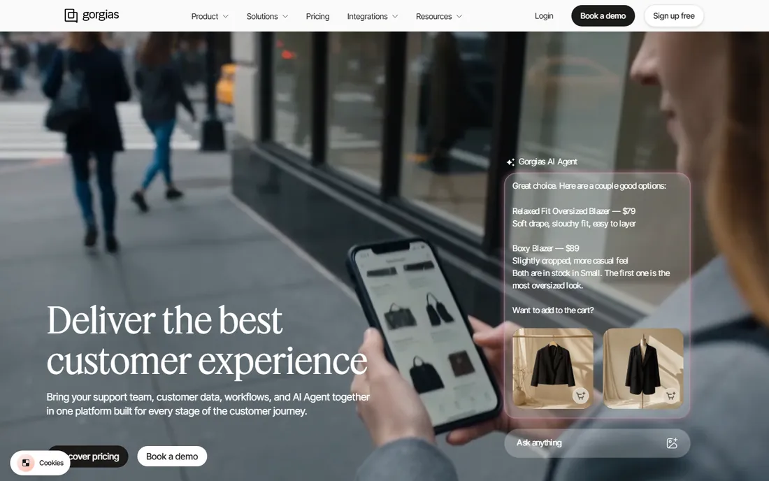 Gorgias homepage