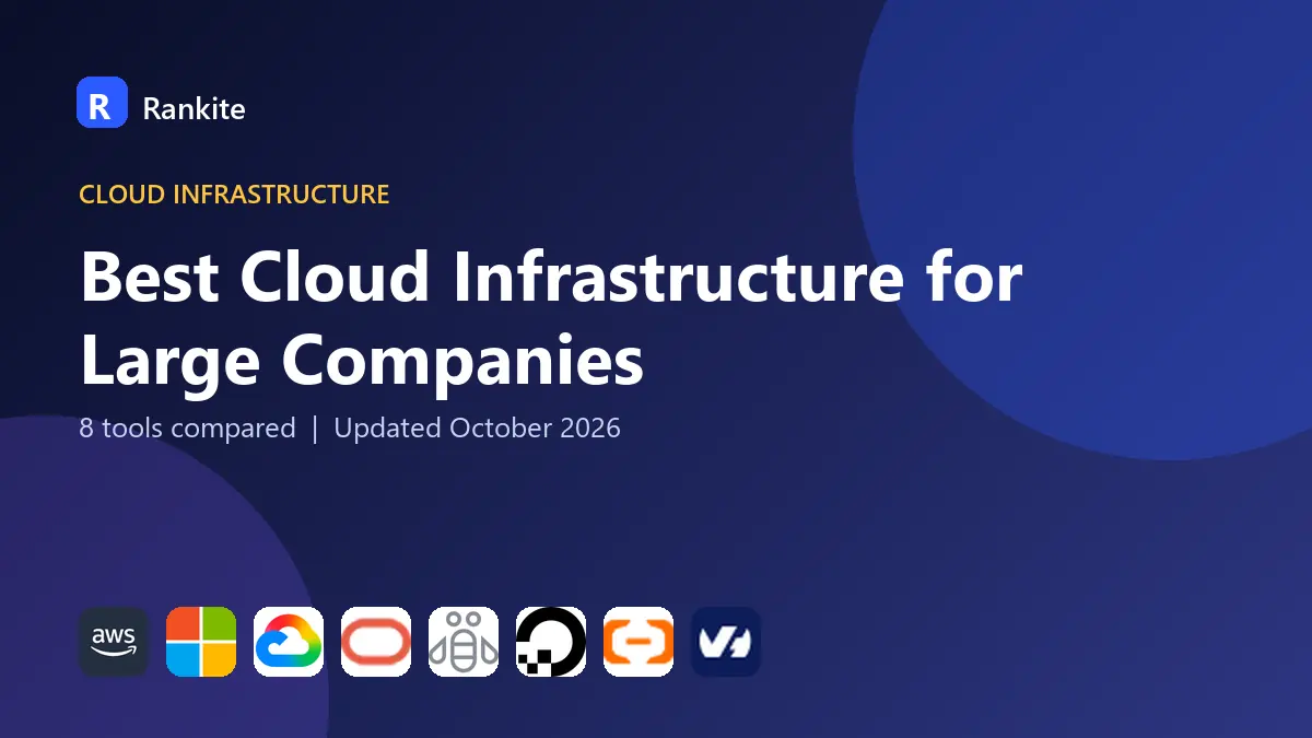 Best Cloud Infrastructure for Large Companies in 2026: 8 Tools Compared