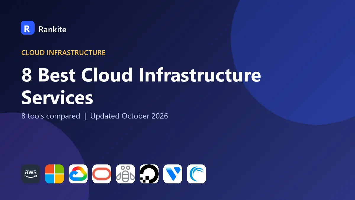 8 Best Cloud Infrastructure Services: 8 Tools Compared