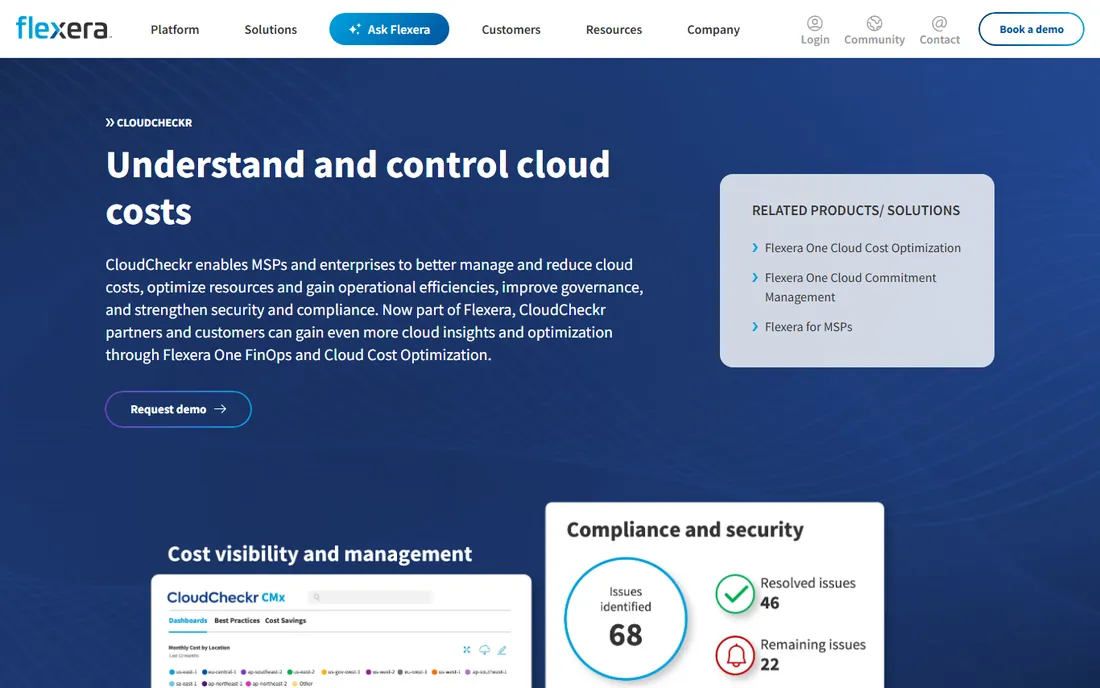 CloudCheckr homepage