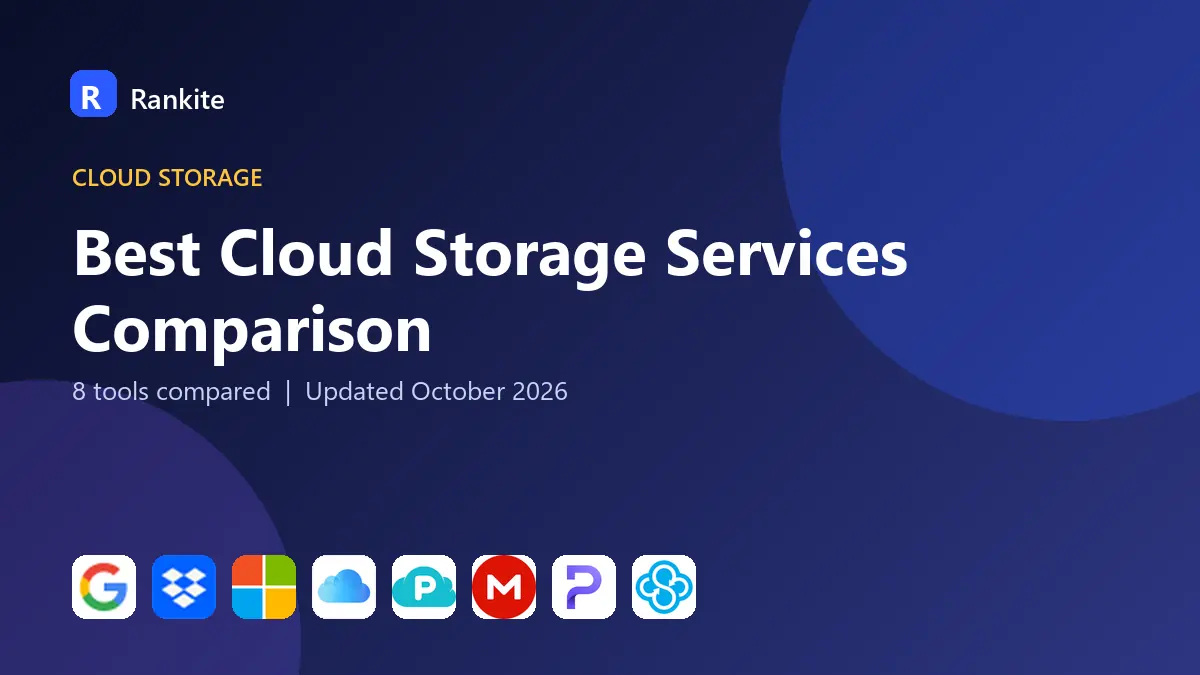 Best Cloud Storage Services Comparison in 2026: 8 Tools Compared
