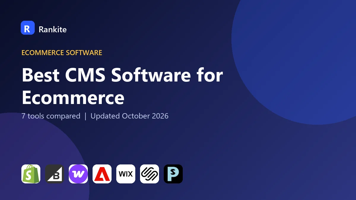 Best CMS Software for Ecommerce: 7 Tools Compared