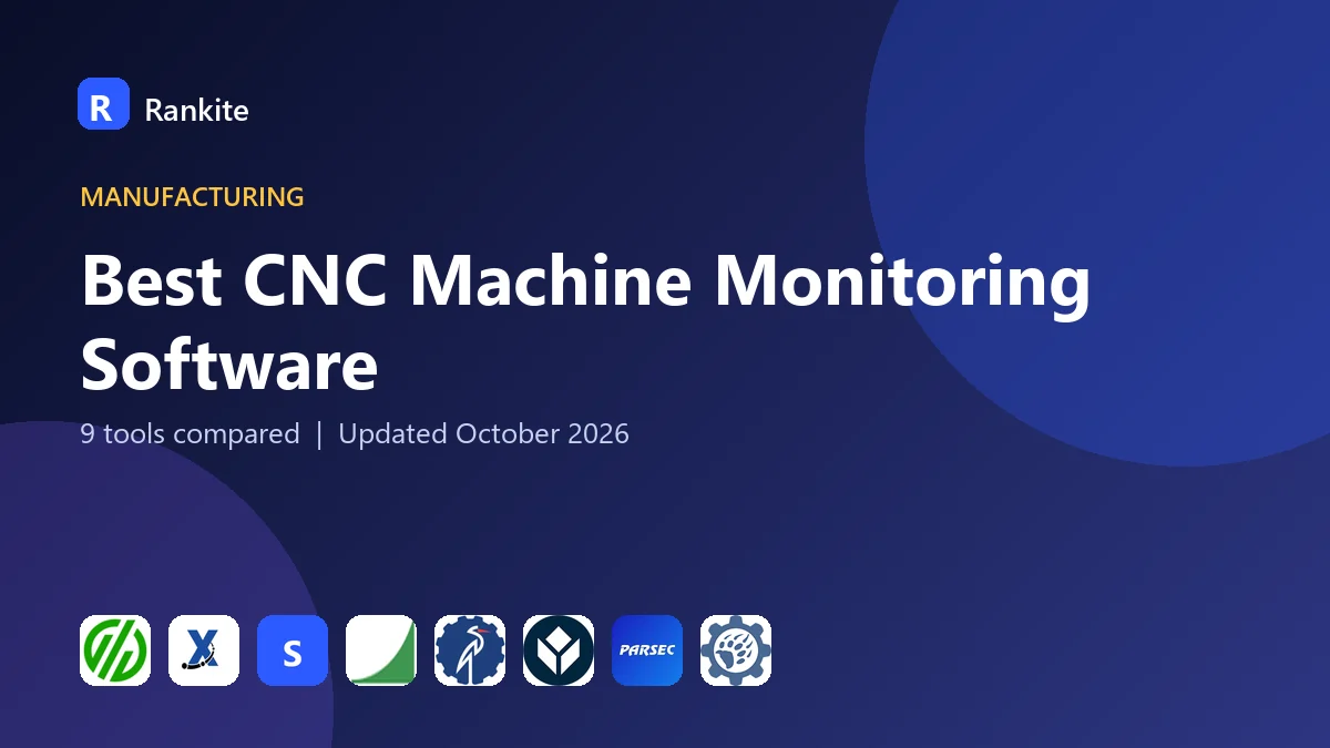 Best CNC Machine Monitoring Software in 2026: 9 Tools Compared
