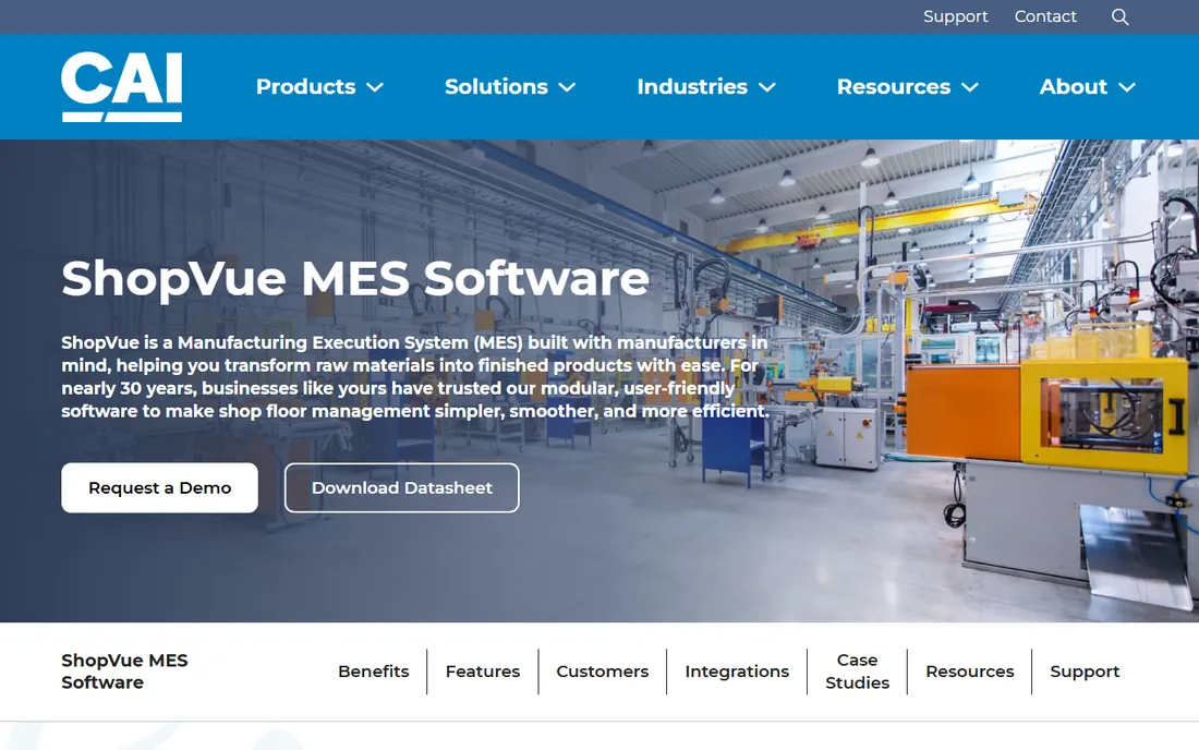 ShopVue homepage