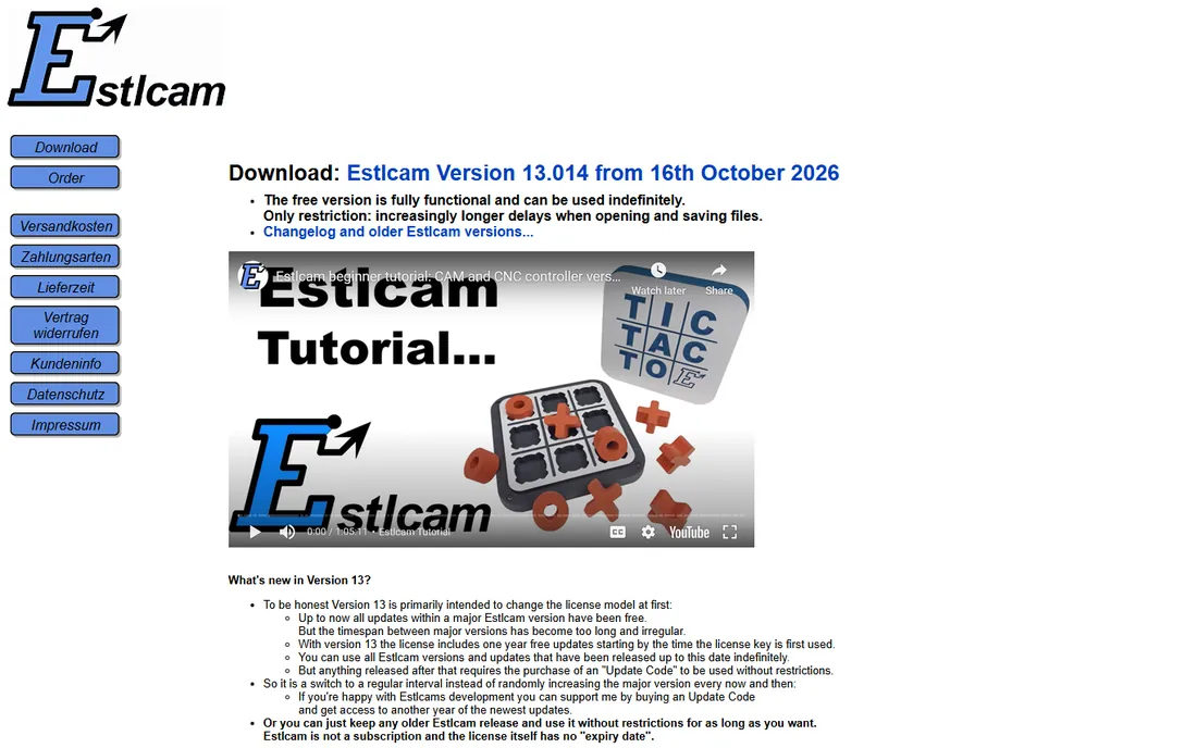 Estlcam homepage