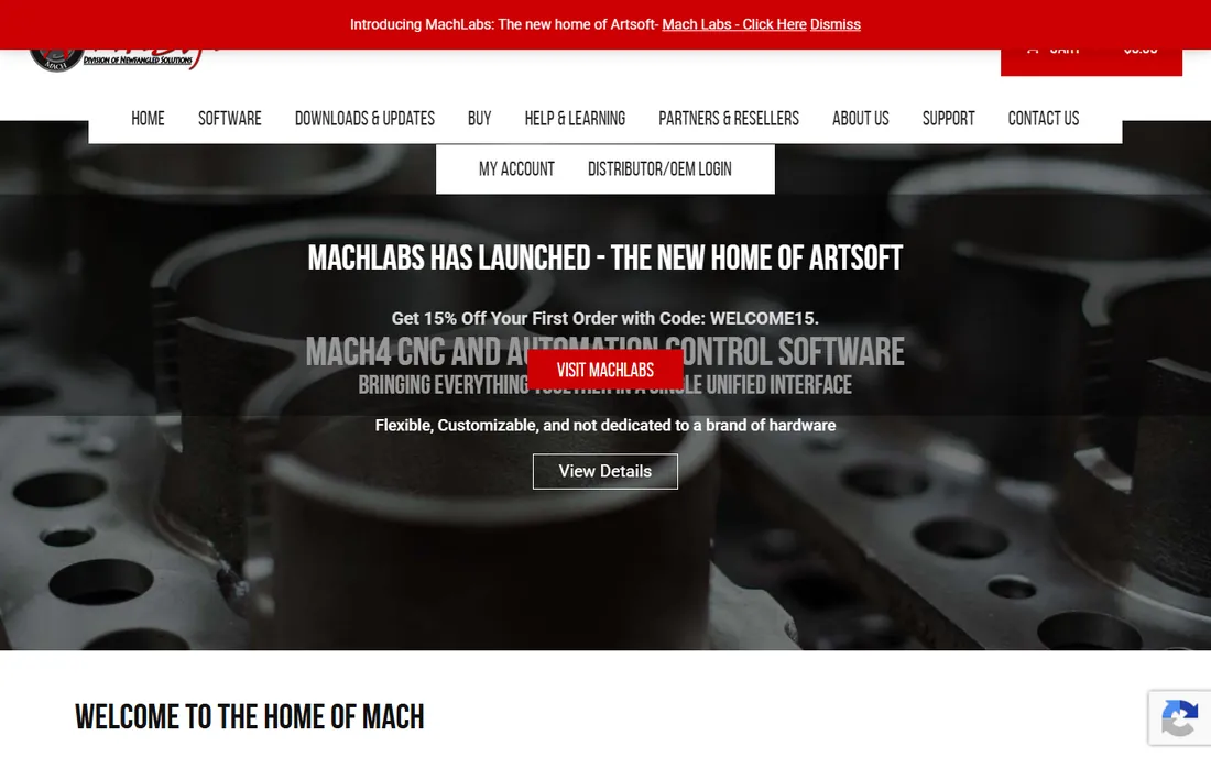 Mach4 homepage