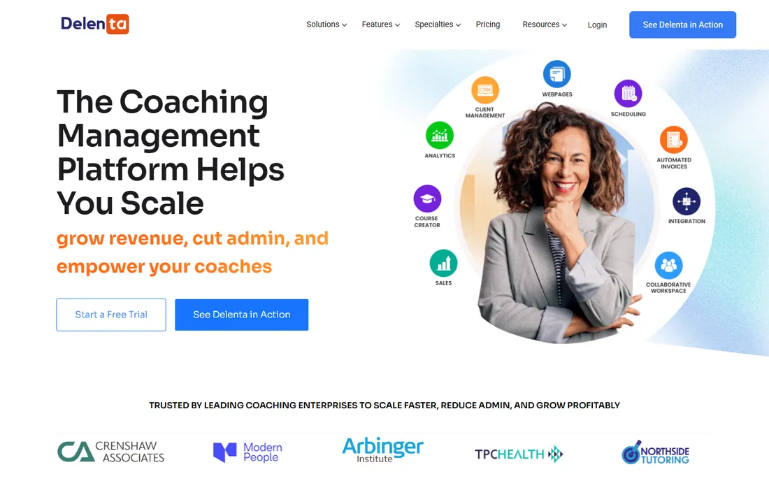 Delenta homepage