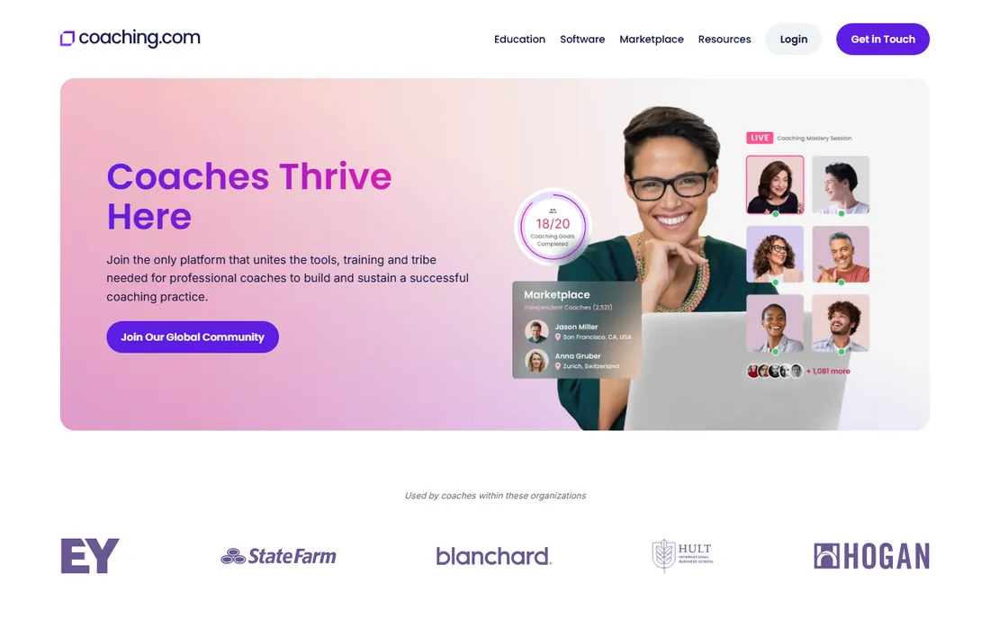 CoachLogix homepage