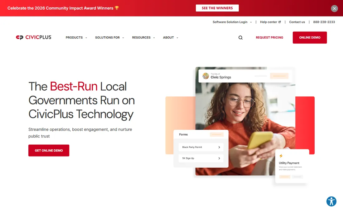CivicPlus homepage