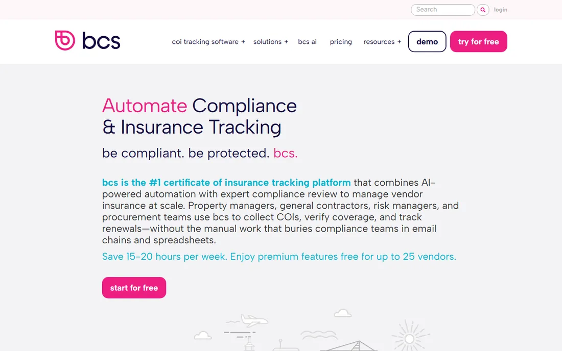 BCS homepage