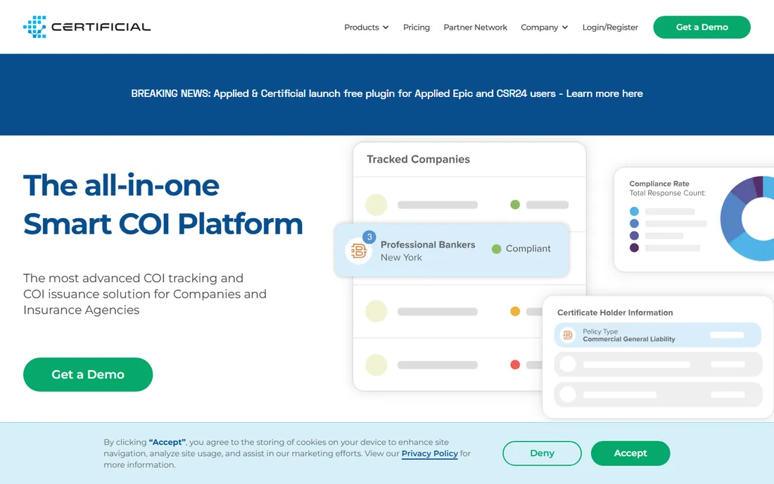 Certificial homepage
