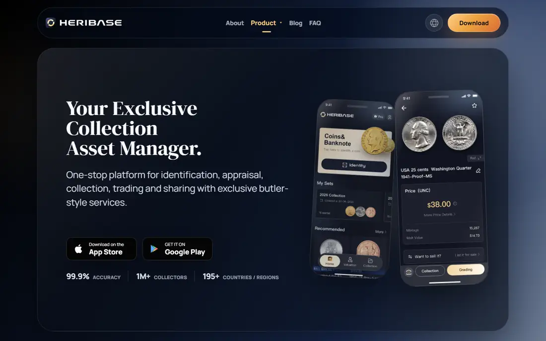 HeriBase homepage