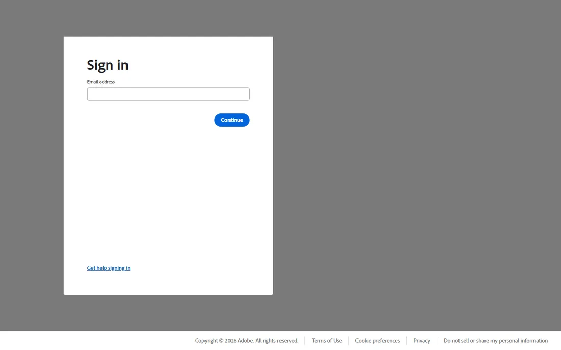 Adobe Express homepage