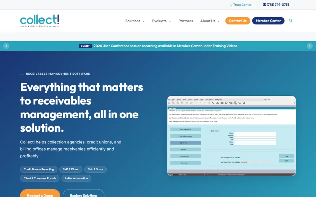 Collect! homepage